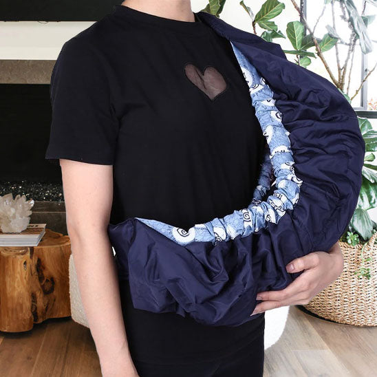 sling bebe bleu